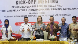 Kick Off Meeting Pengembangan Pelabuhan Kuala Riau, MCC Amerika Serikat Berikan Dana Hibah Rp766,1 Miliar