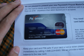 طريقة تفعيل بطاقة MasterCard المقدمة من Payoneer بعد وصولها 