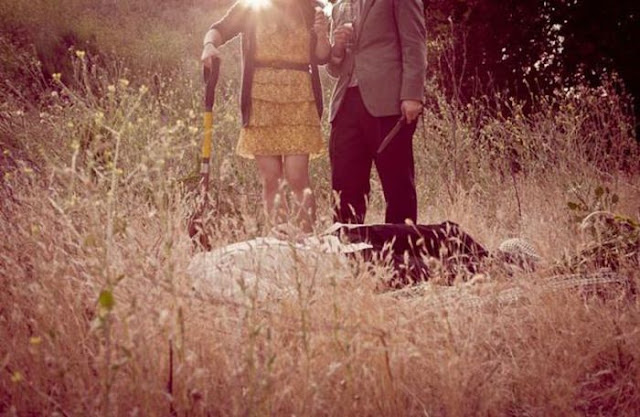 Fotos de boda coreana con zombies