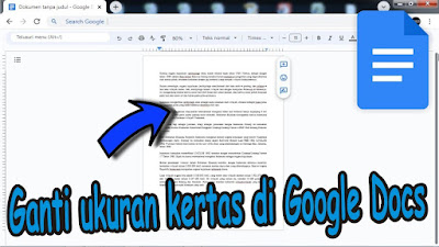Cara Ganti Ukuran Kertas di Google Docs Laptop