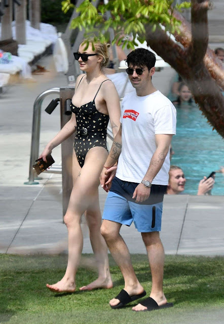 Sophie Turner on Vacation in Miami 2019