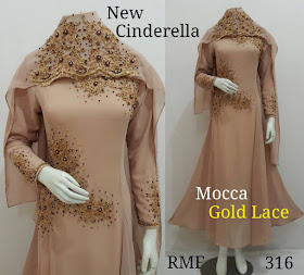 baju nikah gold coklat online murah