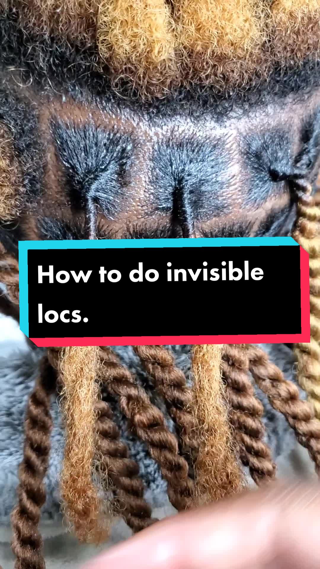 How to do invisible locs over locs