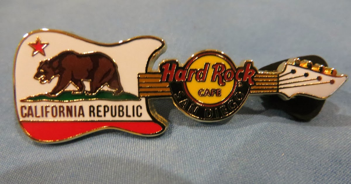 Bear Flag  Museum Hard  Rock  San Diego California Bear Flag  Pin