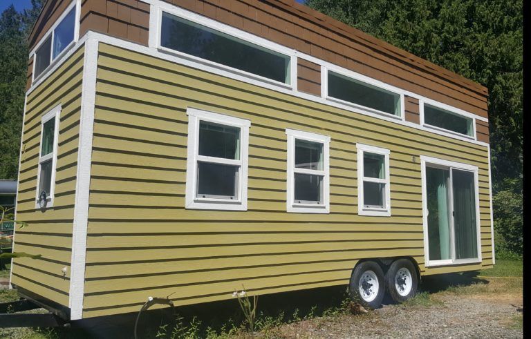TINY HOUSE TOWN Woodinville Tiny House 400 Sq Ft 