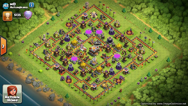 Kumpulan Formasi Base Clash of Clans Terbaik Town Hall 11