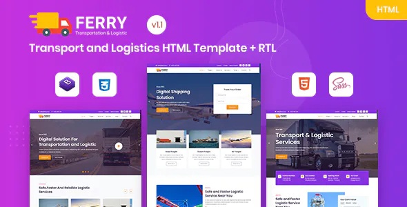 Best Transport & Logistics Company Template