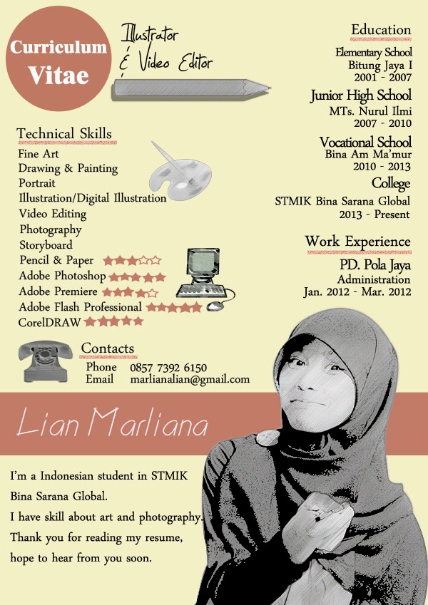 Tutorial Membuat Curriculum Vitae Menggunakan Adobe Photoshop