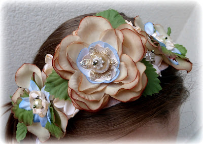 Wedding flower tiara