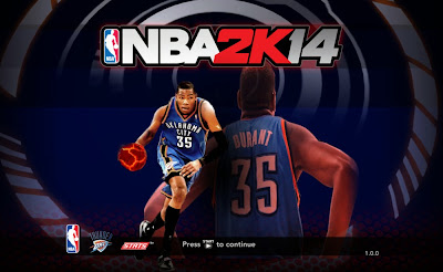 NBA 2K14 Thunder's Kevin Durant Title Screen Mod