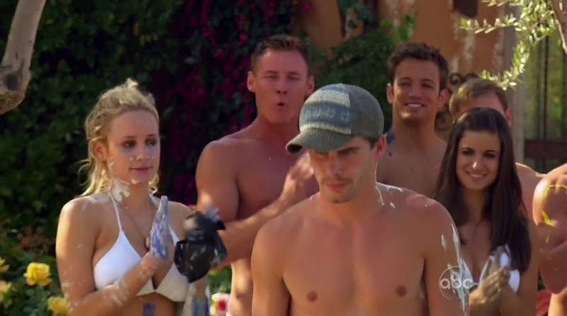 Michael Stagliano Shirtless in Bachelor Pad s2e02