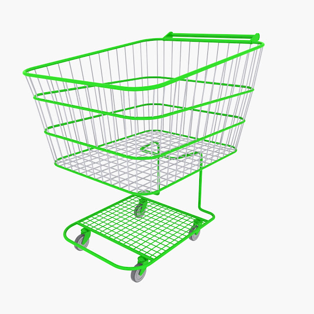 Shopping Cart 3D Model