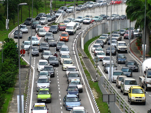 Malaysia Chinese New Year Traffic Jams