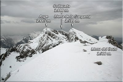 Llena de la Garganta visto desde el Pico Llena del Bozo