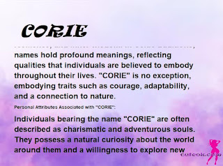 ▷ meaning of the name CORIE