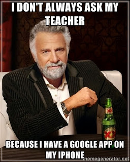 most interesting man meme i don't always ask questions because i have a google app