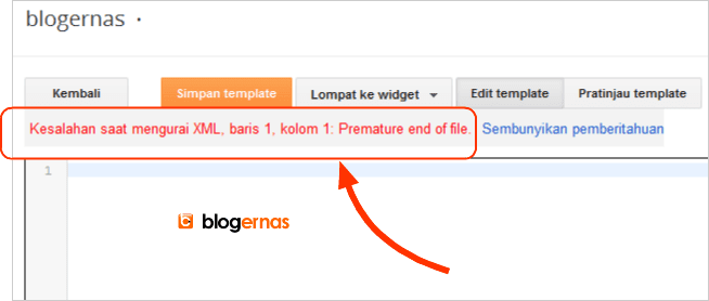 Contoh Script Template Blogger Blank - Kosong