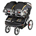 Double Stroller With Car Seat
