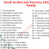 Saudi Arabia Job Vacancy 2022 - Visa Ready