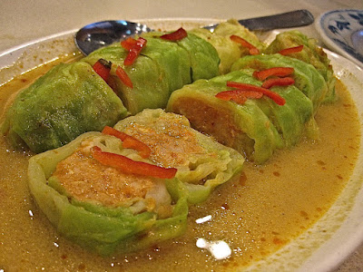 Pow Sing, nonya cabbage rolls