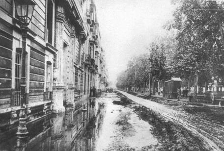 Riada de Málaga en 1907.