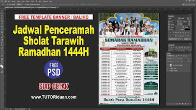 Baliho Jadwal Penceramah Ramadhan PSD