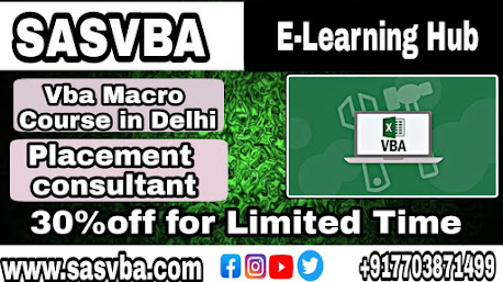 VBA MACRO COURSE IN DELHI