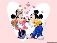 Mickey And Minnie Valentine Cards