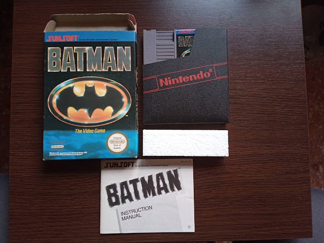 Juego de Nintendo NES Batman caja con cartucho e instrucciones