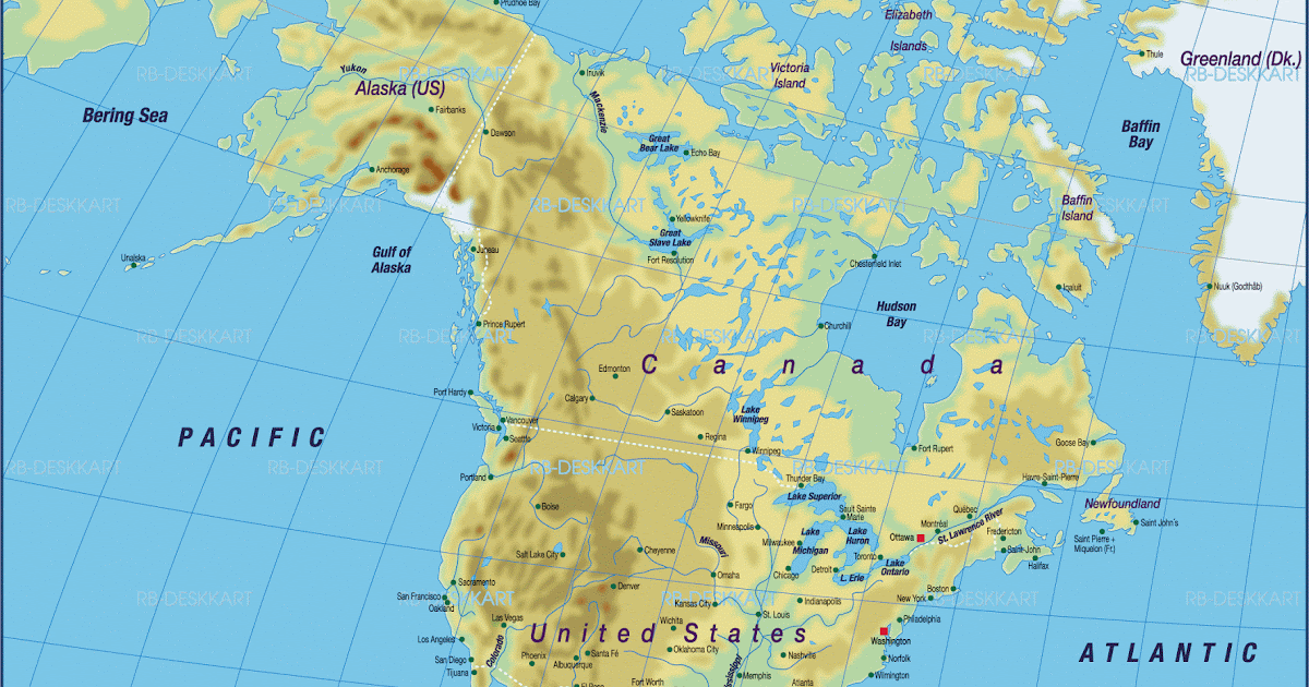 Peta Kota Peta Benua Amerika America Map 