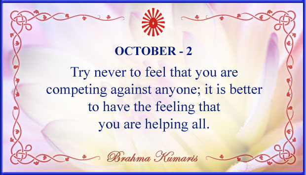 Thought For The Day October 2