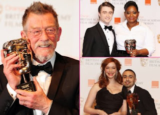 celebrity gossip the winners of 2012 bafta orange aritish academy film awards