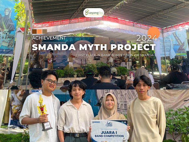 SISWA PAMSI MERAIH JUARA SATU DALAM AJANG LOMBA BAND DI ACARA SMANDA MYTH PROJECT SMAN 2 - 2024