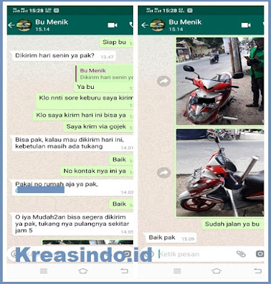 jabodetabek kirim via gojek