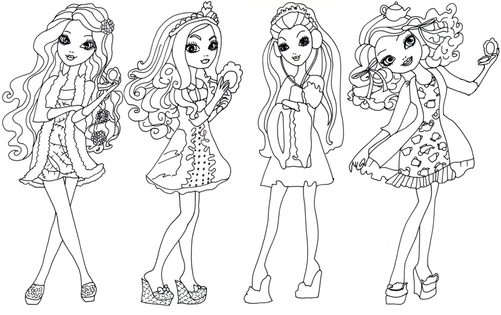Free Printable Ever After High Coloring Pages: December 2013