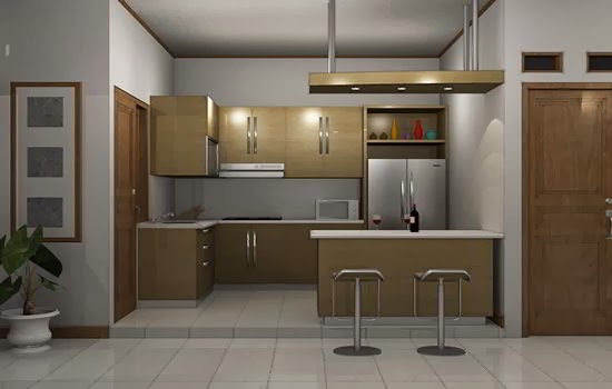 Interior dapur minimalis bergaya elegan desain dapur 