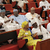 Photos: Remi Tinubu on Ike Ekweremadu's seat at plenary today