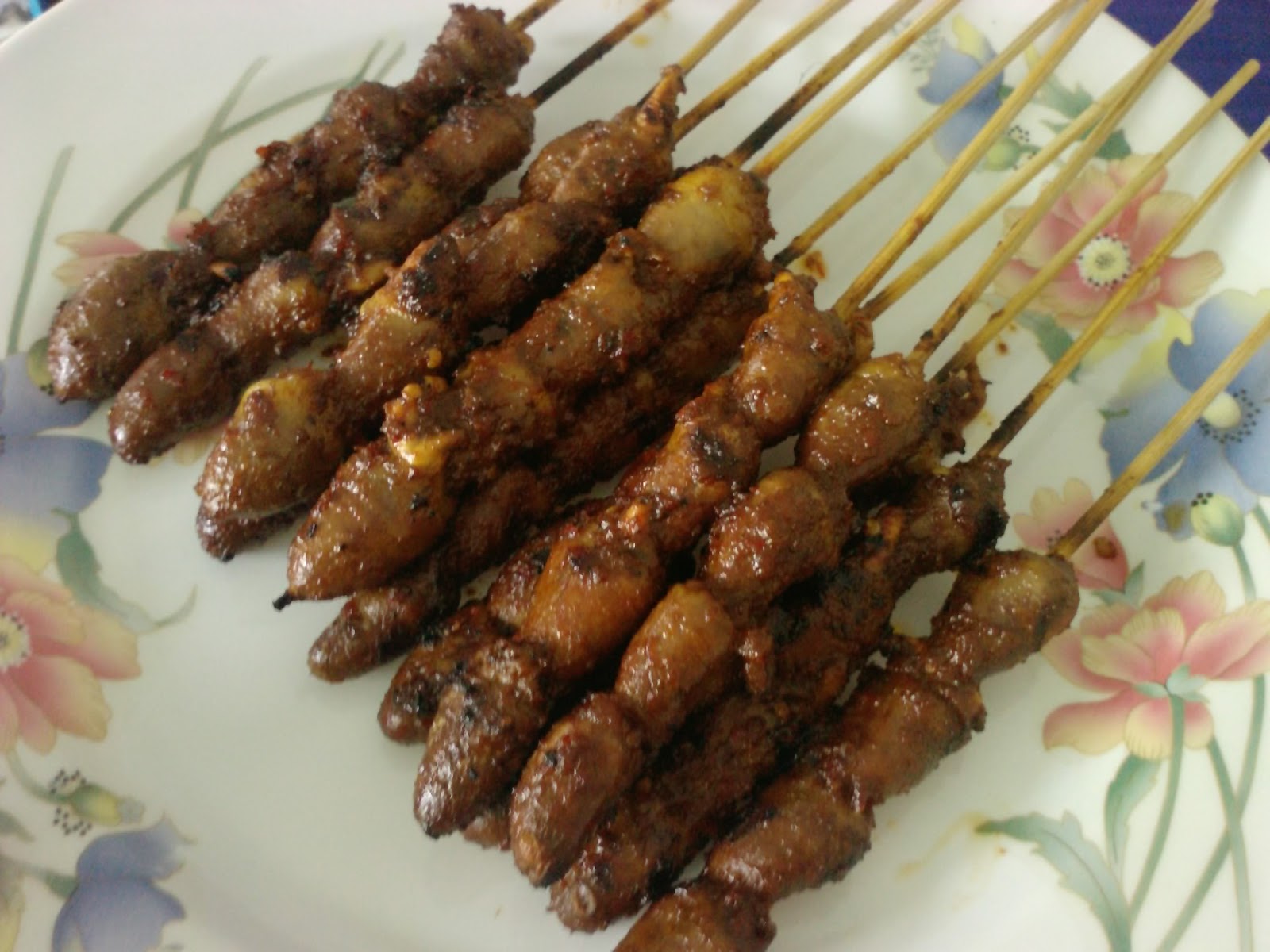 SATE JANTUNG AYAM PEDAS  Resep Dari