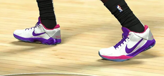 NBA 2K24 Kobe V Kay Yow Shoes