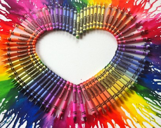Crayon Art Splash