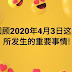 【行动管制期间】 用3分钟来回顾2020年4月3日这天所发生的重要事。
