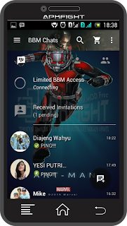 BBM Tema AntMan v.2.13.1.14 Apk Terbaru