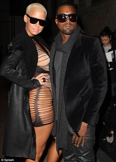 amber rose and kanye west pictures. Kanye West amp; Amber Rose#39;s