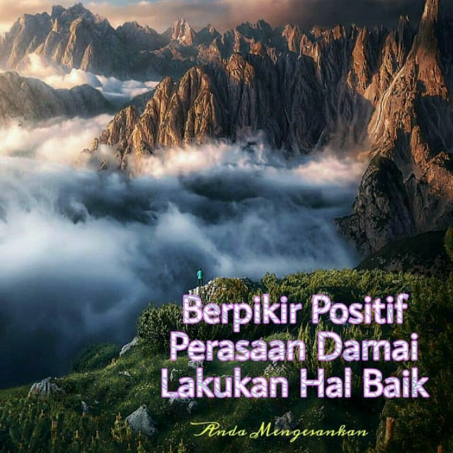 Selamat pagi sahabat positif.