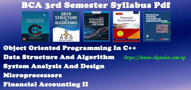 BCA 3rd Semester Syllabus Pdf