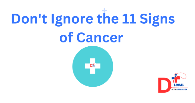 Don't Ignore the 11 Signs of Cancer ক্যান্সারের ১১ লক্ষণ এড়িয়ে যাবেন না