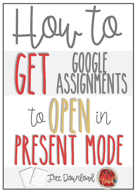 Google Classroom Present Mode