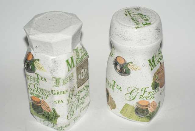 herbata decoupage ,green tea ,earl grey ,dekupaż słoik ,ozdobny słoik