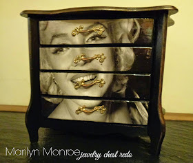 Marilyn Monroe Jewelry Box Makeover