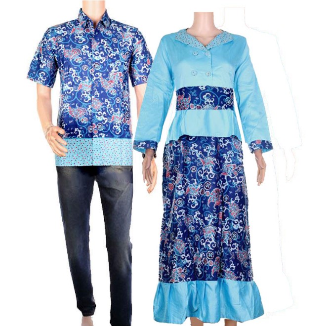 10 Model Baju Batik Couple Untuk Pesta Trend Terkini